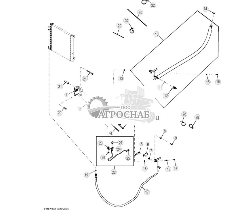 Компрессор кондиционера воздуха и трубопроводы (329328 - ) - ST924556 379.jpg